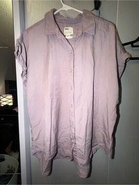 Tilley Lavender Button-Front Women’s Shirt